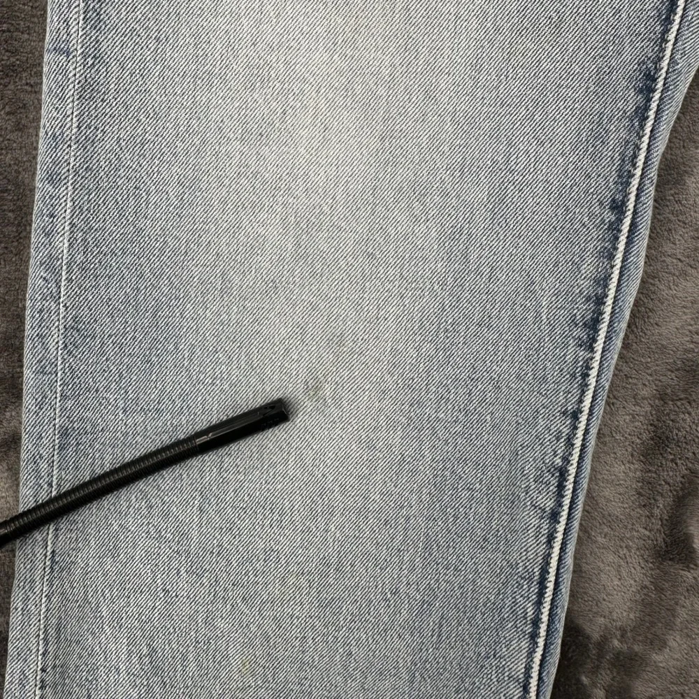 Lucky Brand 181 Relaxed Straight Jeans Mens 32x32 Light Wash Denim Blue